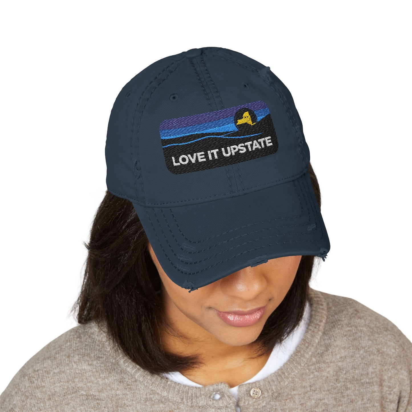Love It Upstate, Sundown Distressed Dad Hat