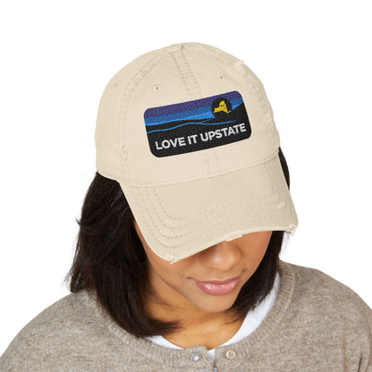 Love It Upstate, Sundown Distressed Dad Hat