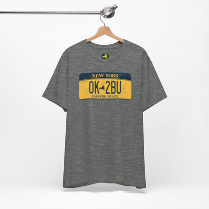 Vintage New York License Plate Tee - OK2BU