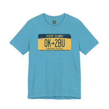 Vintage New York License Plate Tee - OK2BU