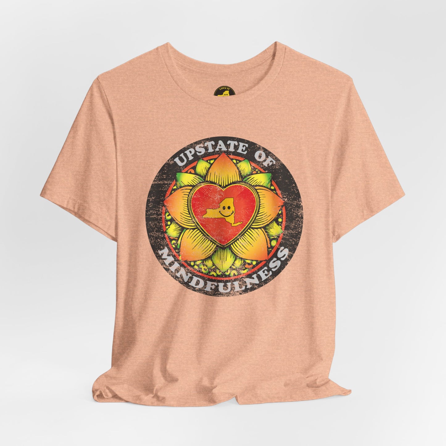 Upstate of Mindfulness Distressed Graphic Tee
