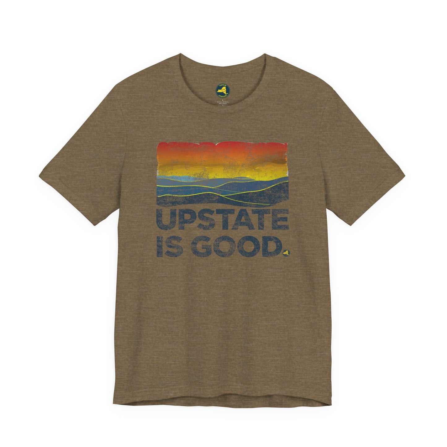 Upstate Is Good Catskills Sunset Tee