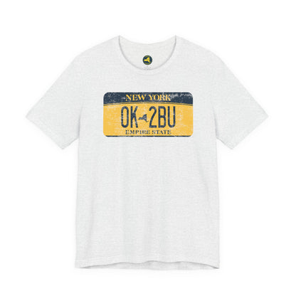 Vintage New York License Plate Tee - OK2BU
