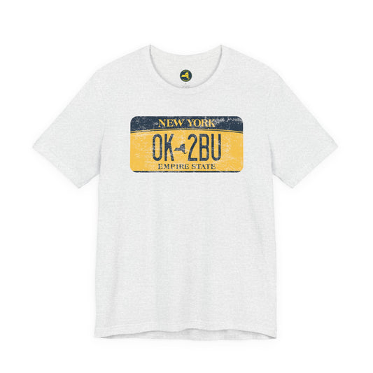 Vintage New York License Plate Tee - OK2BU