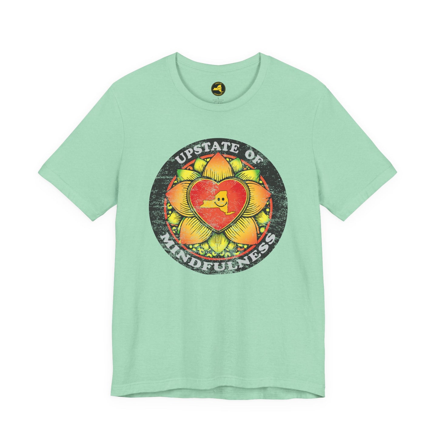 Upstate of Mindfulness Distressed Graphic Tee