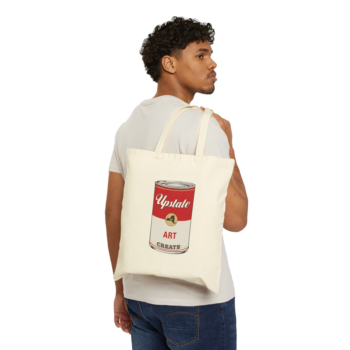 Art Can Tote Bag — 'Upstate Art Create' Canvas Tote