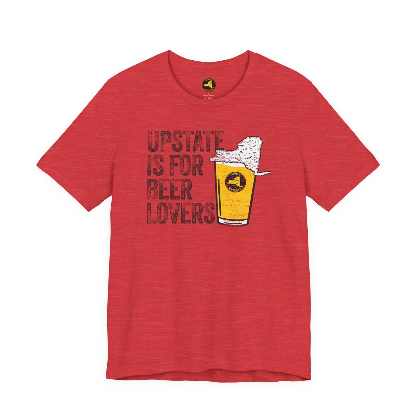 Upstate Is For Beer Lovers T-Shirt — Craft Beer