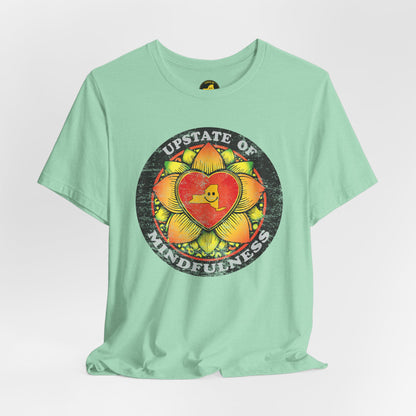 Upstate of Mindfulness Distressed Graphic Tee