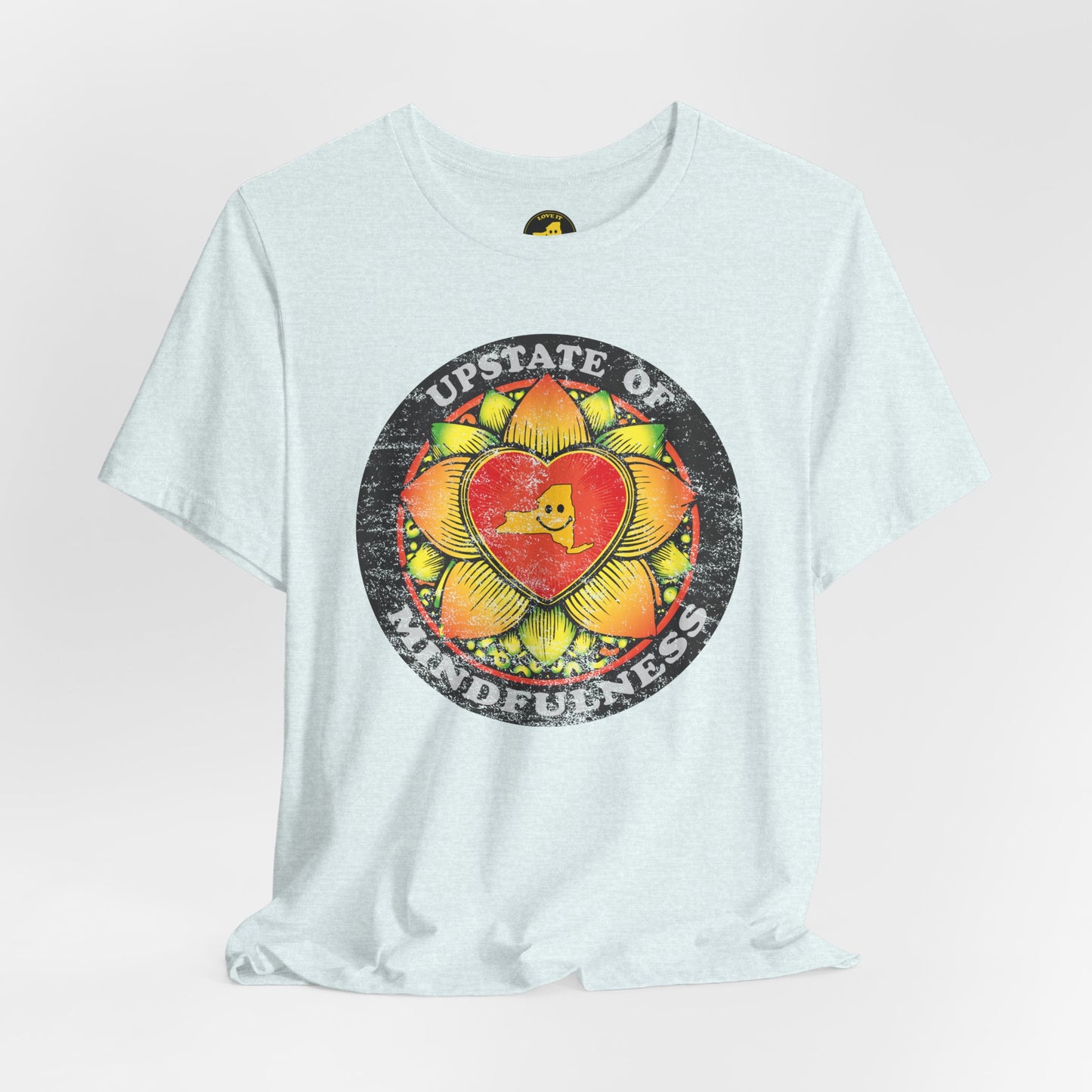 Upstate of Mindfulness Distressed Graphic Tee