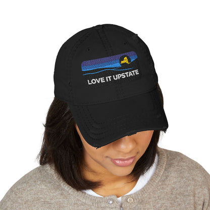 Love It Upstate, Sundown Distressed Dad Hat