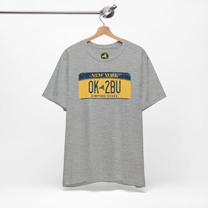Vintage New York License Plate Tee - OK2BU