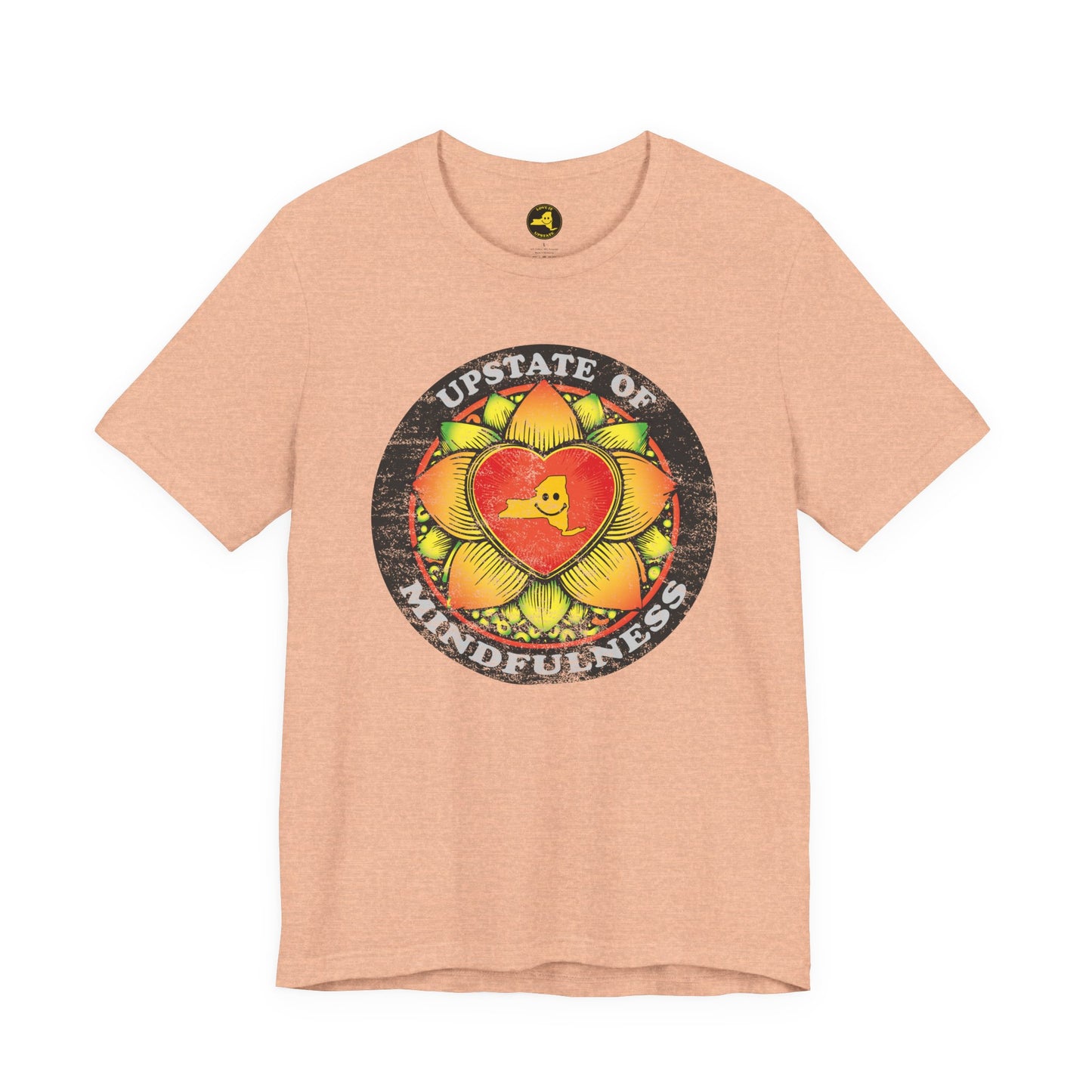 Upstate of Mindfulness Distressed Graphic Tee