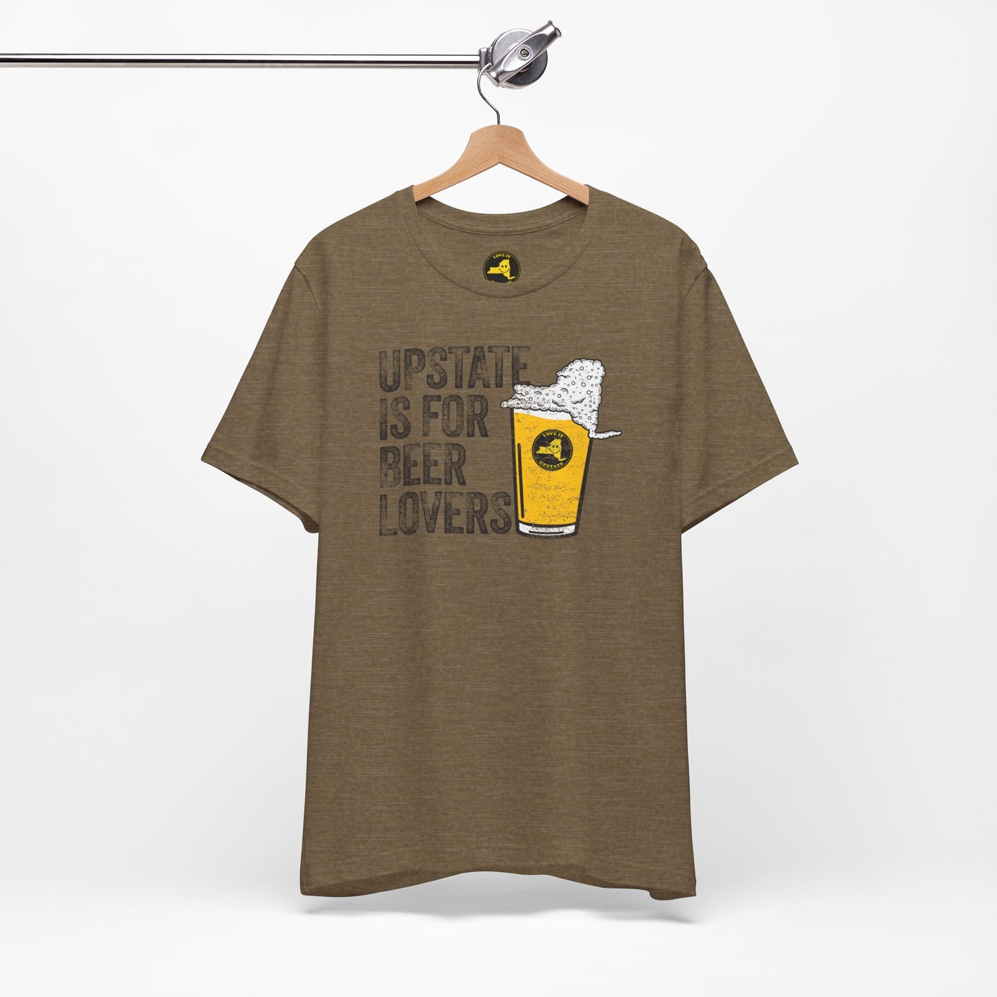 Upstate Is For Beer Lovers T-Shirt — Craft Beer