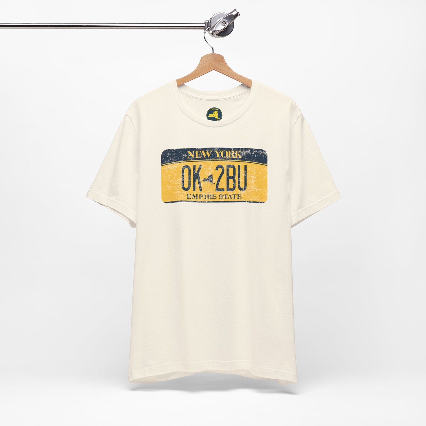 Vintage New York License Plate Tee - OK2BU