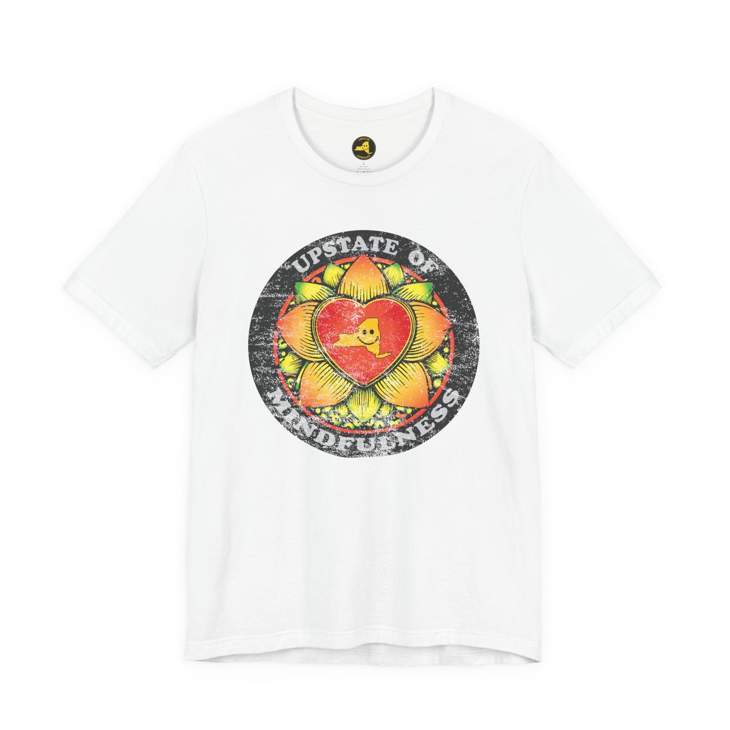 Upstate of Mindfulness Distressed Graphic Tee