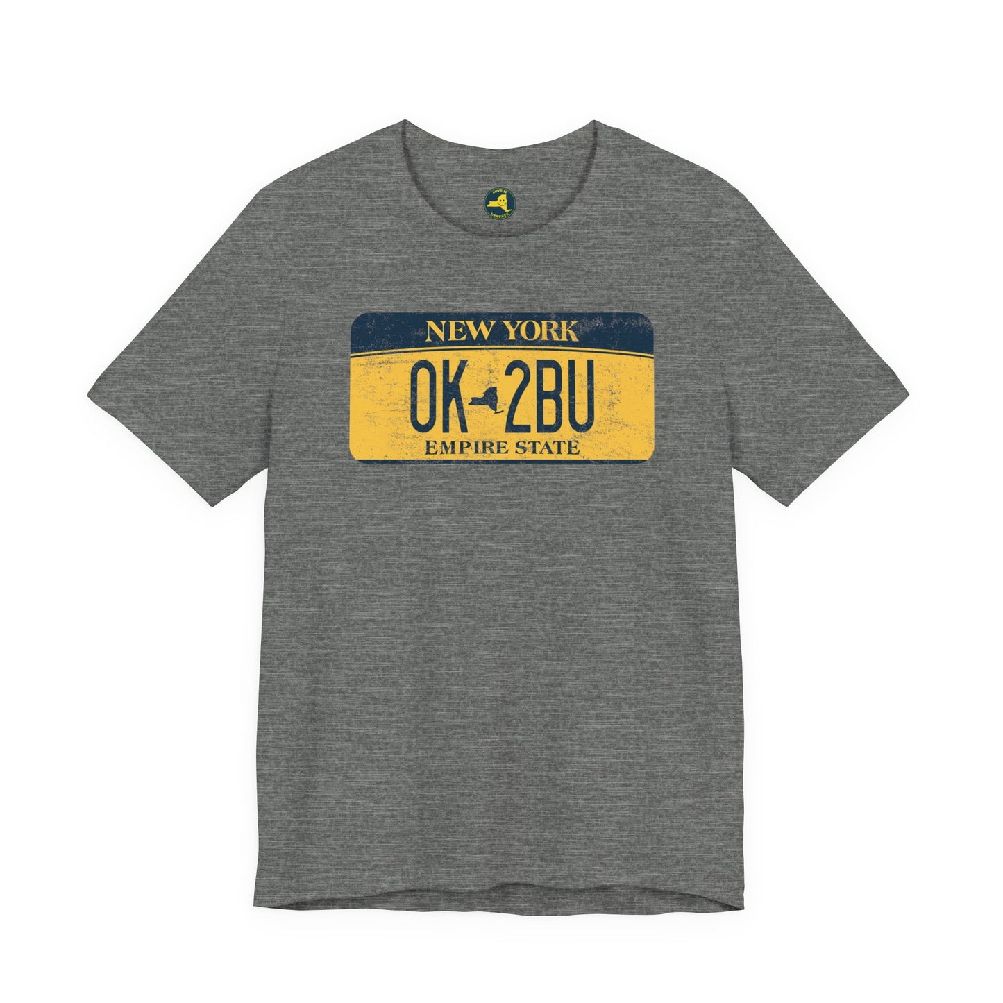 Vintage New York License Plate Tee - OK2BU