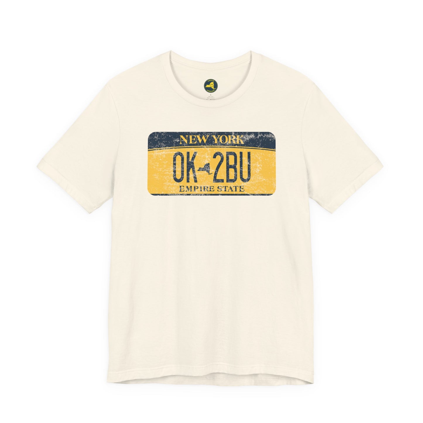 Vintage New York License Plate Tee - OK2BU