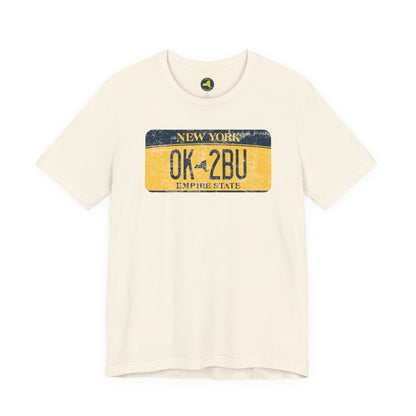 Vintage New York License Plate Tee - OK2BU