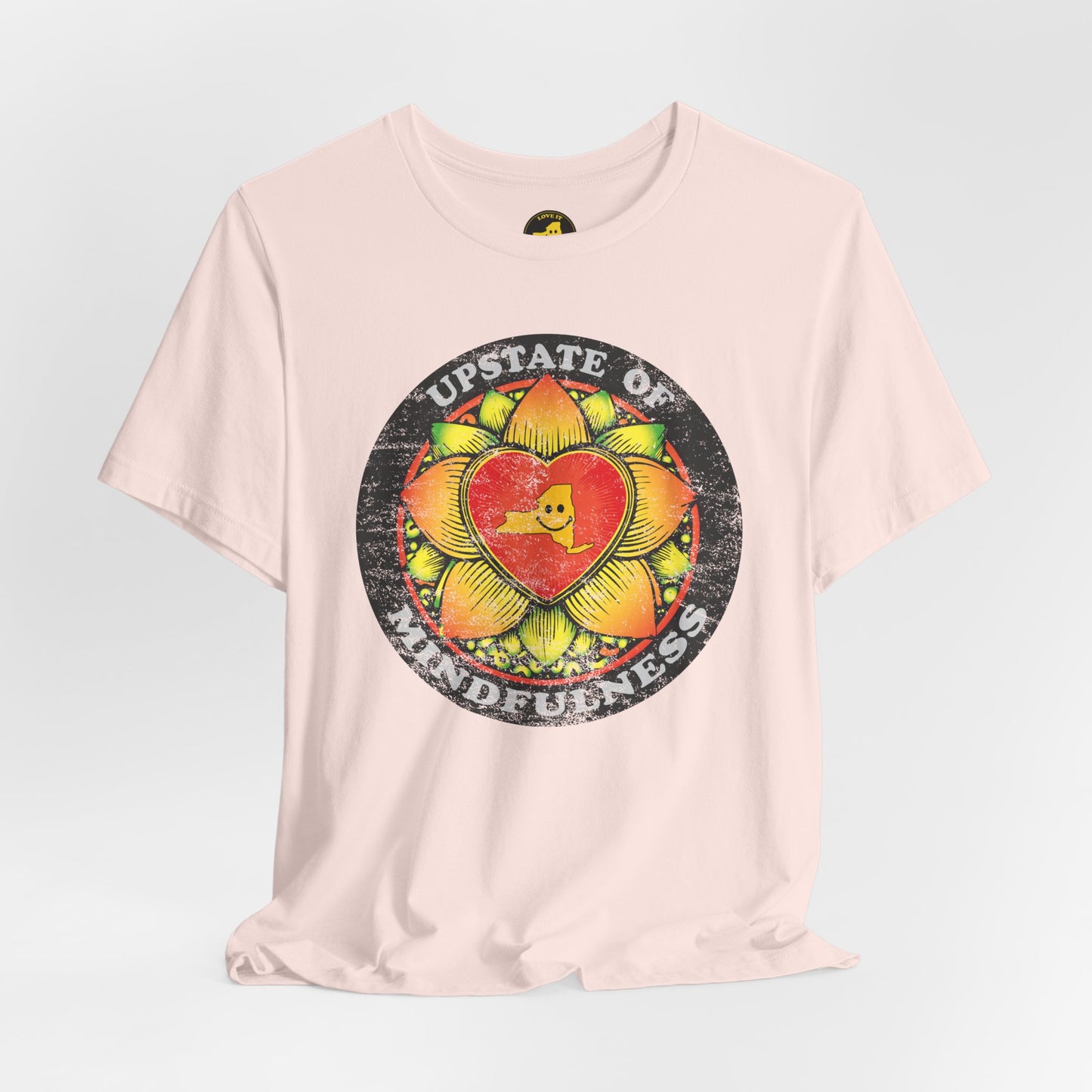 Upstate of Mindfulness Distressed Graphic Tee