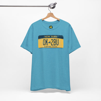 Vintage New York License Plate Tee - OK2BU