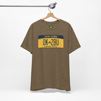 Vintage New York License Plate Tee - OK2BU