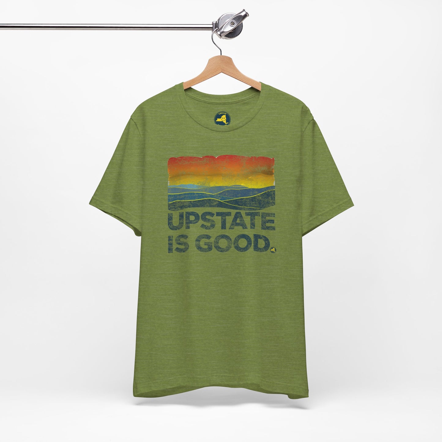 Upstate Is Good Catskills Sunset Tee