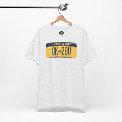 Vintage New York License Plate Tee - OK2BU