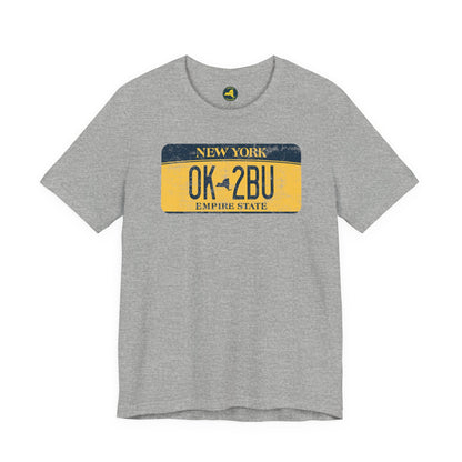 Vintage New York License Plate Tee - OK2BU