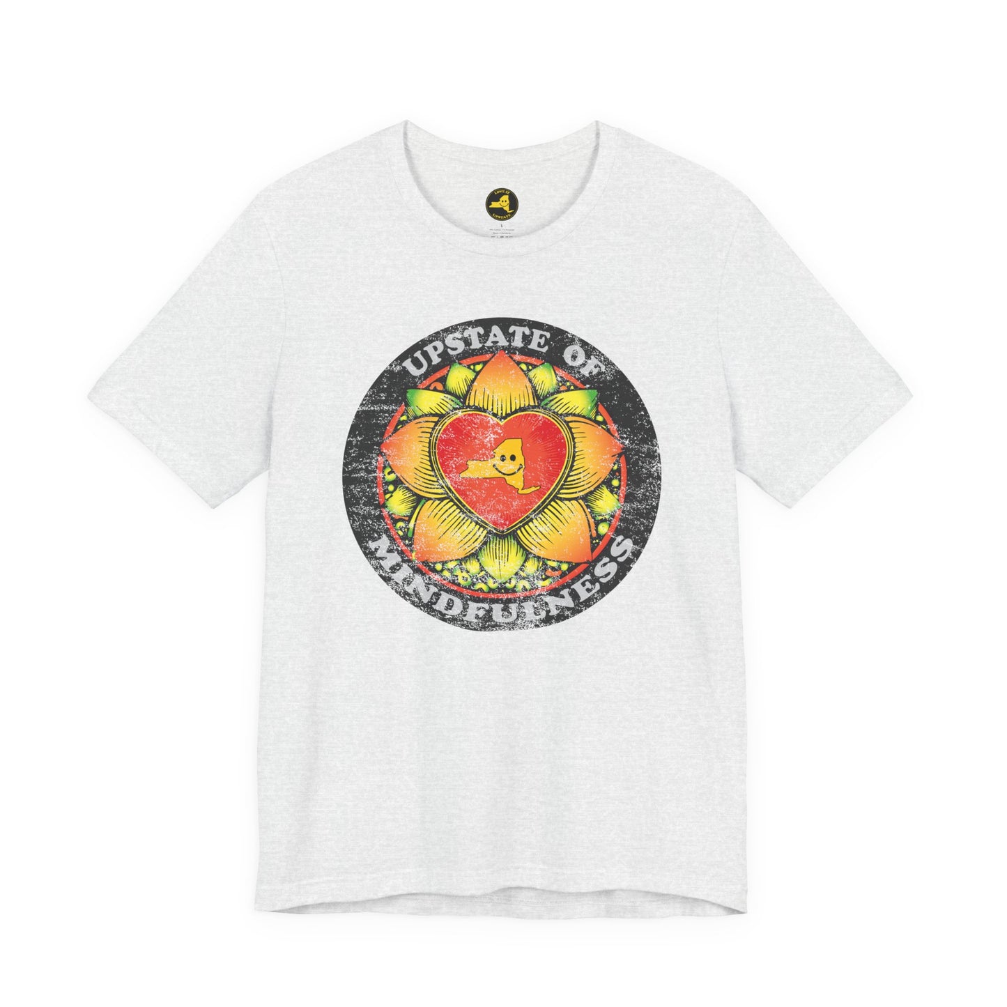 Upstate of Mindfulness Distressed Graphic Tee