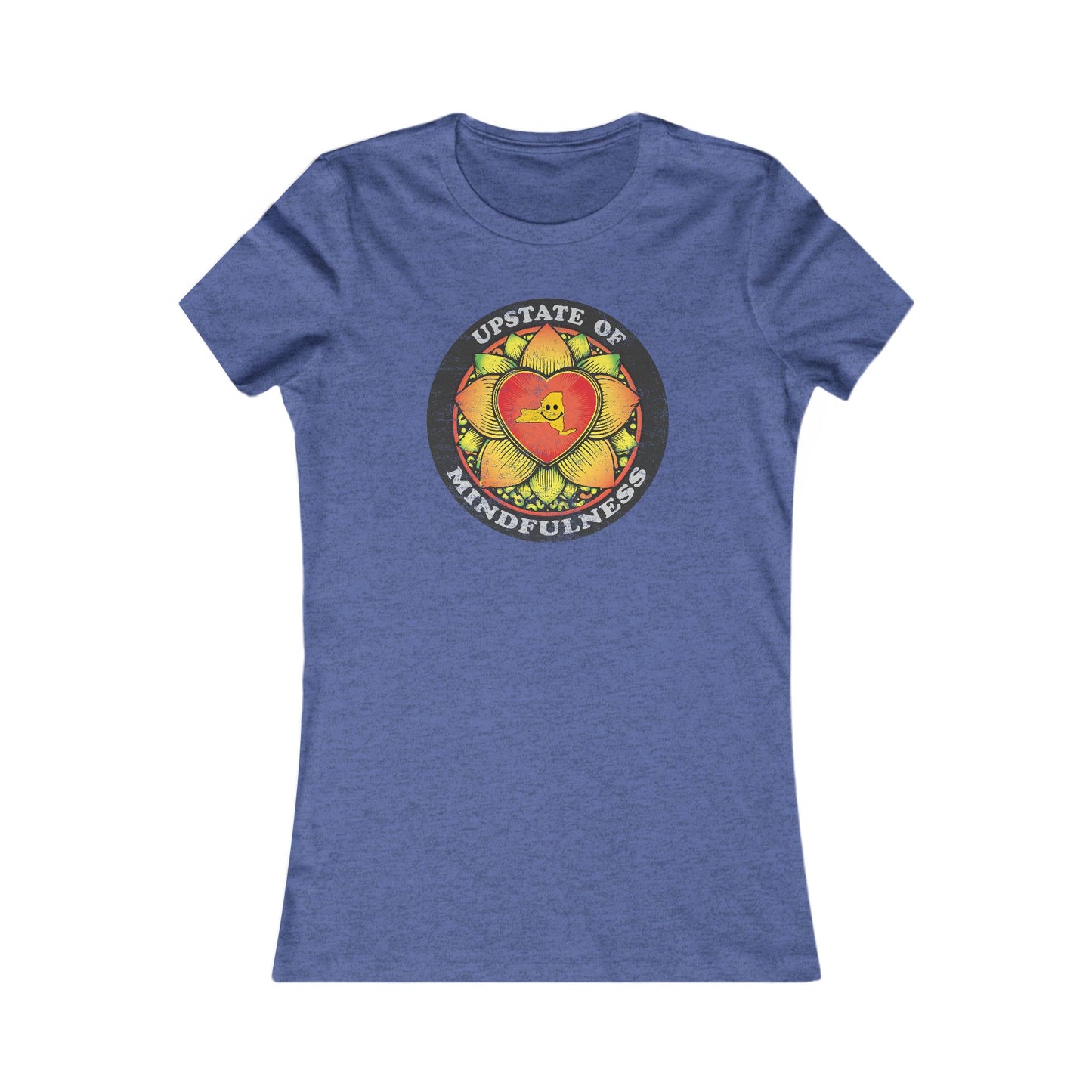 Upstate of Mindfulness Distressed Graphic Women's Tee