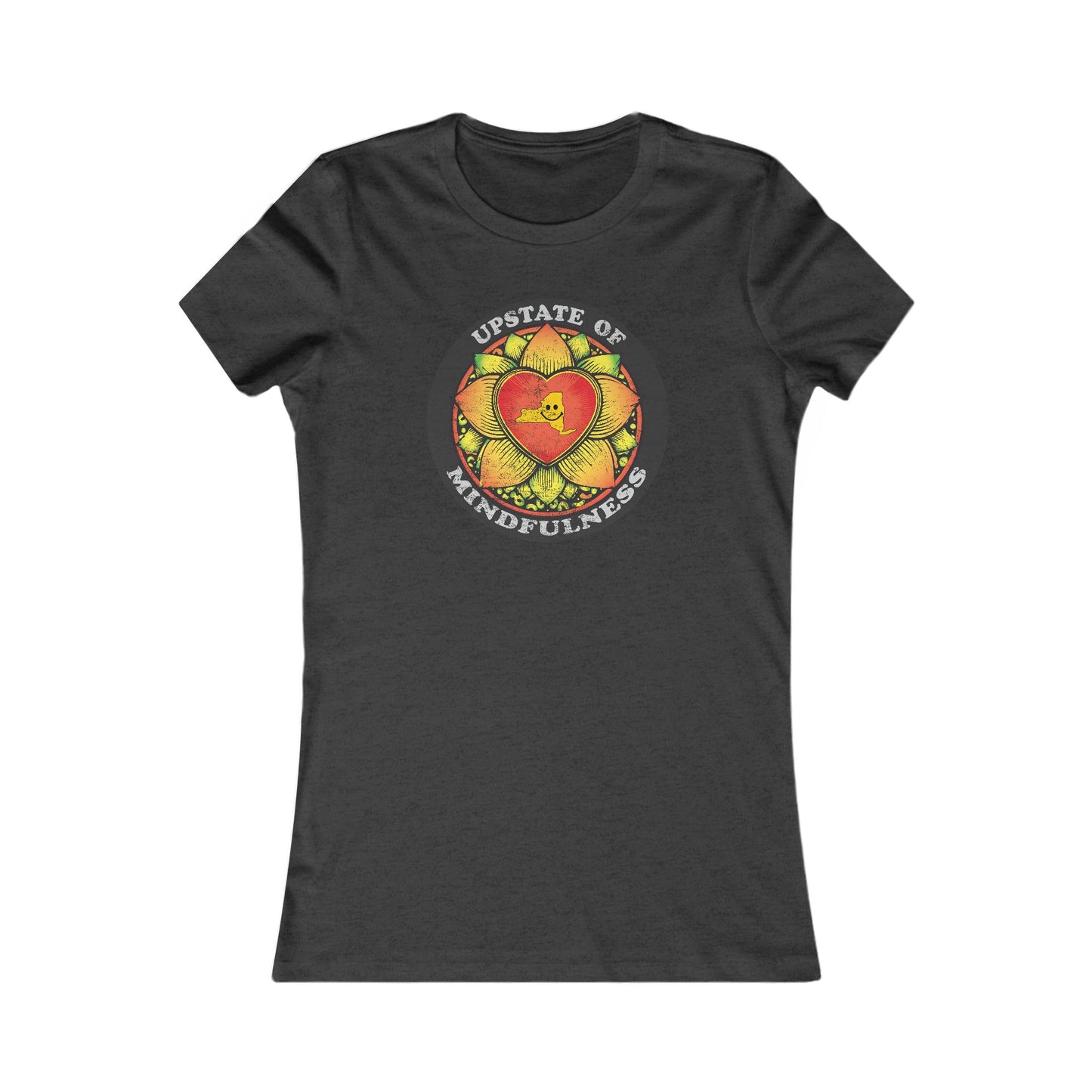 Upstate of Mindfulness Distressed Graphic Women's Tee
