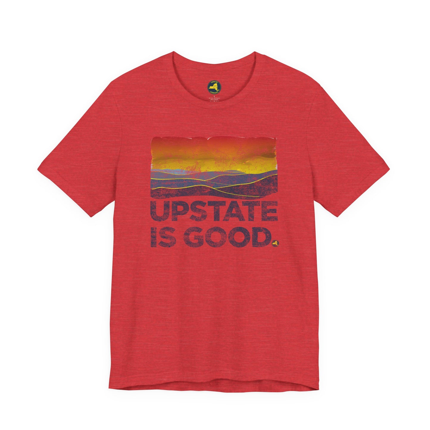 Upstate Is Good Catskills Sunset Tee